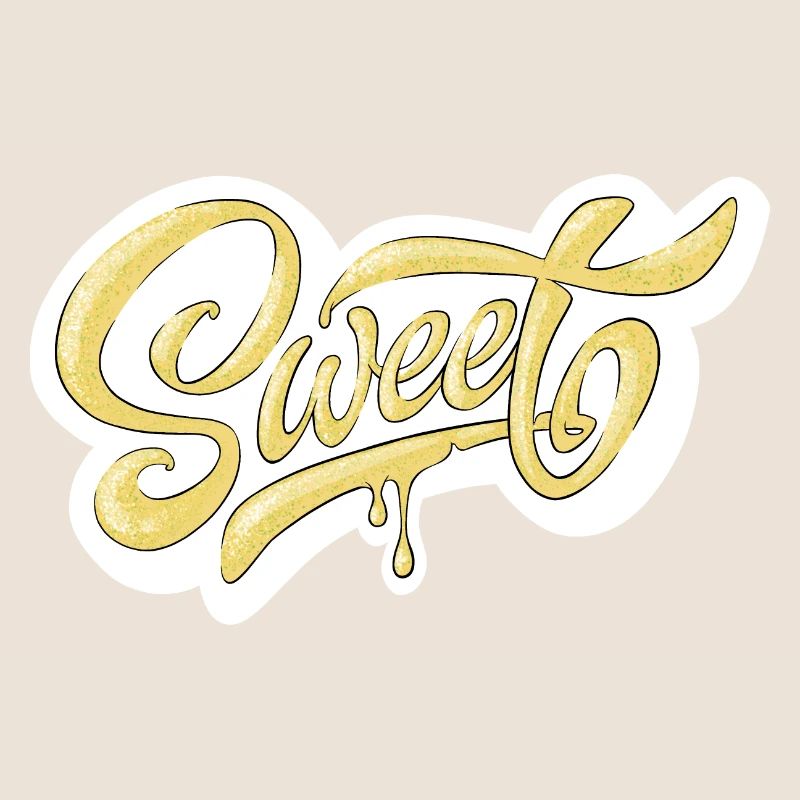 Conception de typographie Sweet Script