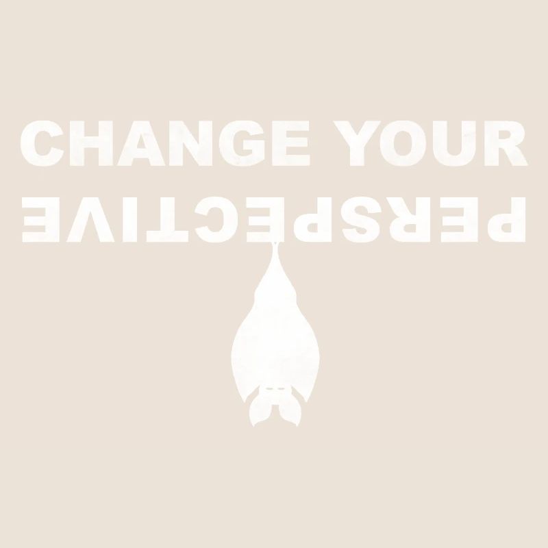 Change Your Perspective Bat Bat Mouse | White