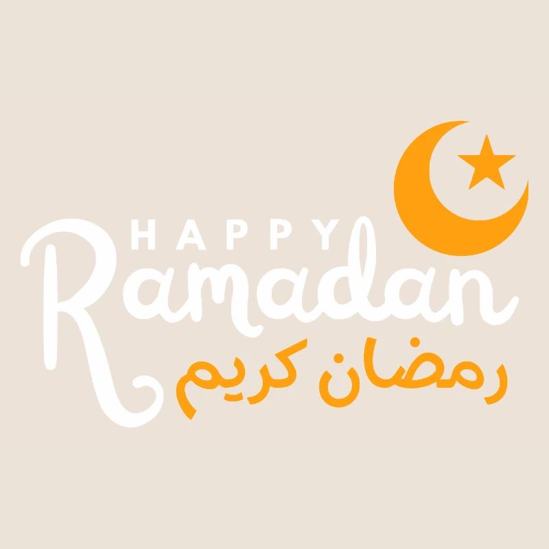 Ramadan Night Crescent Script