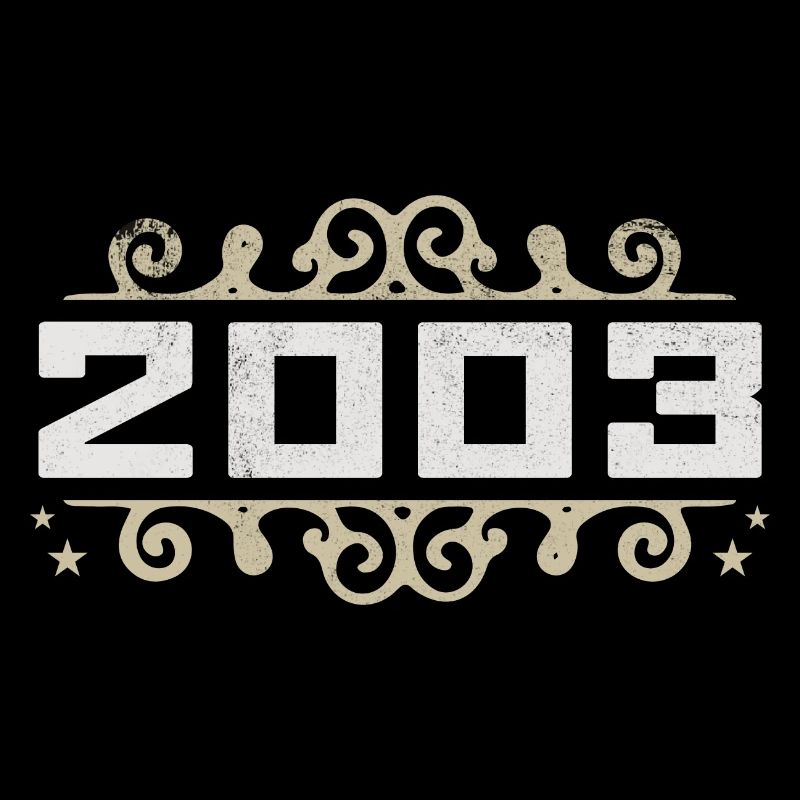 Millésime 2003 Rétro Anniversaire 2003 Millésime 2003
