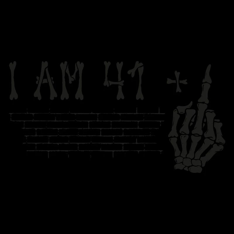 Ich bin 41 plus Mittelfinger - 42. Geburtstag