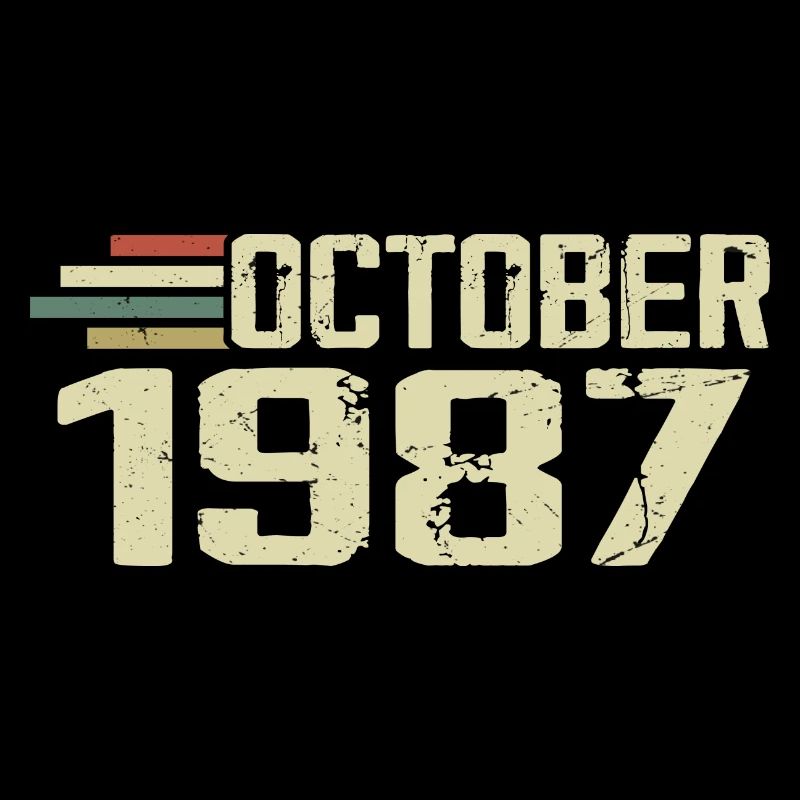 Octobre 1987 - Anniversaire en octobre 1987