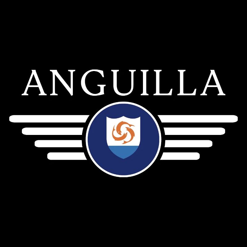 J’aime Anguilla, T-shirt design de style élégance