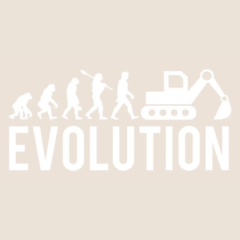 Excavator Construction Site Excavator Driver Construction Funny Evolution
