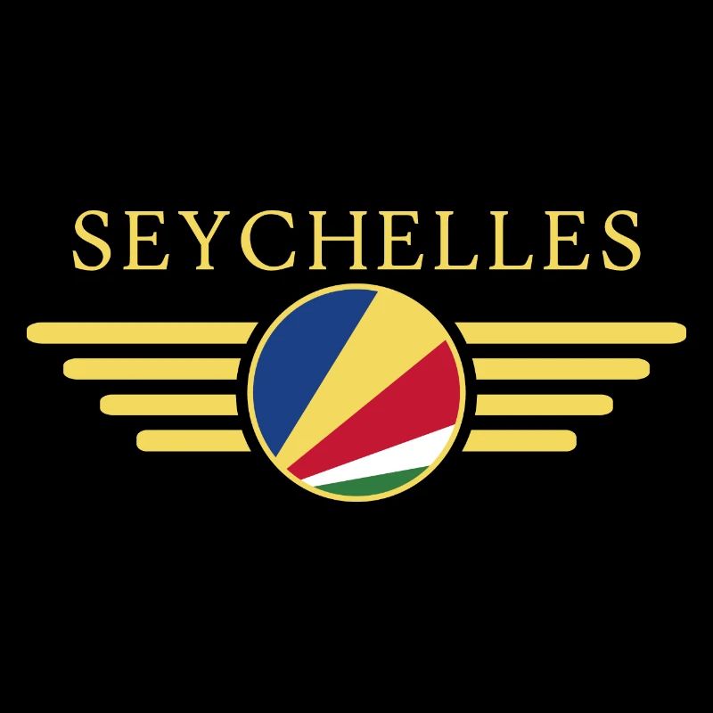 J’aime les Seychelles, T-shirt design de style élégance