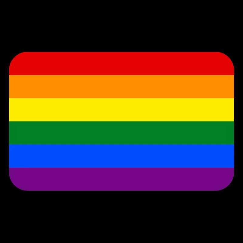 RAINBOW FLAG round corner 400 dpi