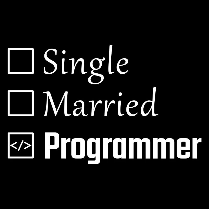 Single, verheiratet, Programmierer