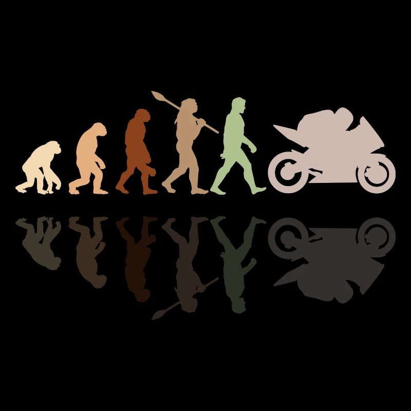 Motorcycle Evolution Vintage Shadow Biker