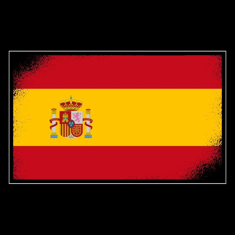 Drapeau de l’Espagne Vintage Drapeau espagnol Look vieilli