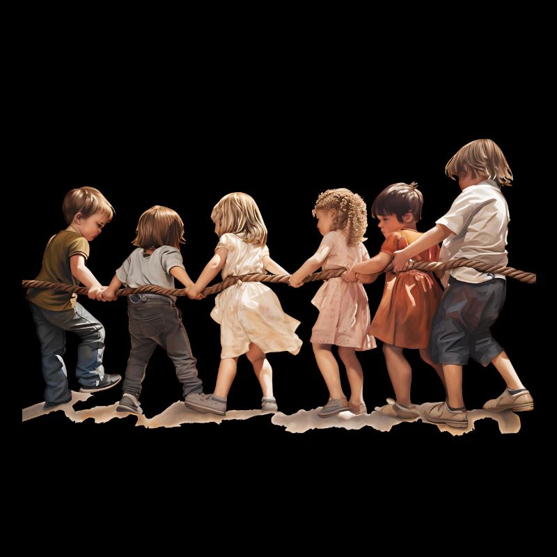 Le tir à la corde, un jeu d’enfant d’antan ?