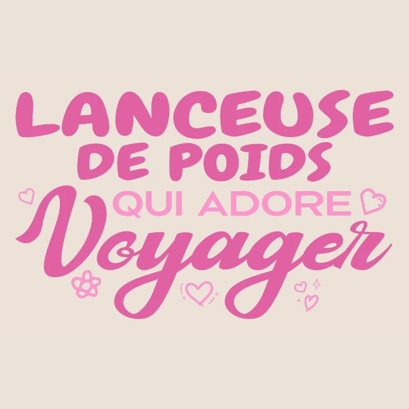 Lanceuse de poids globe-trotteuse passionnée