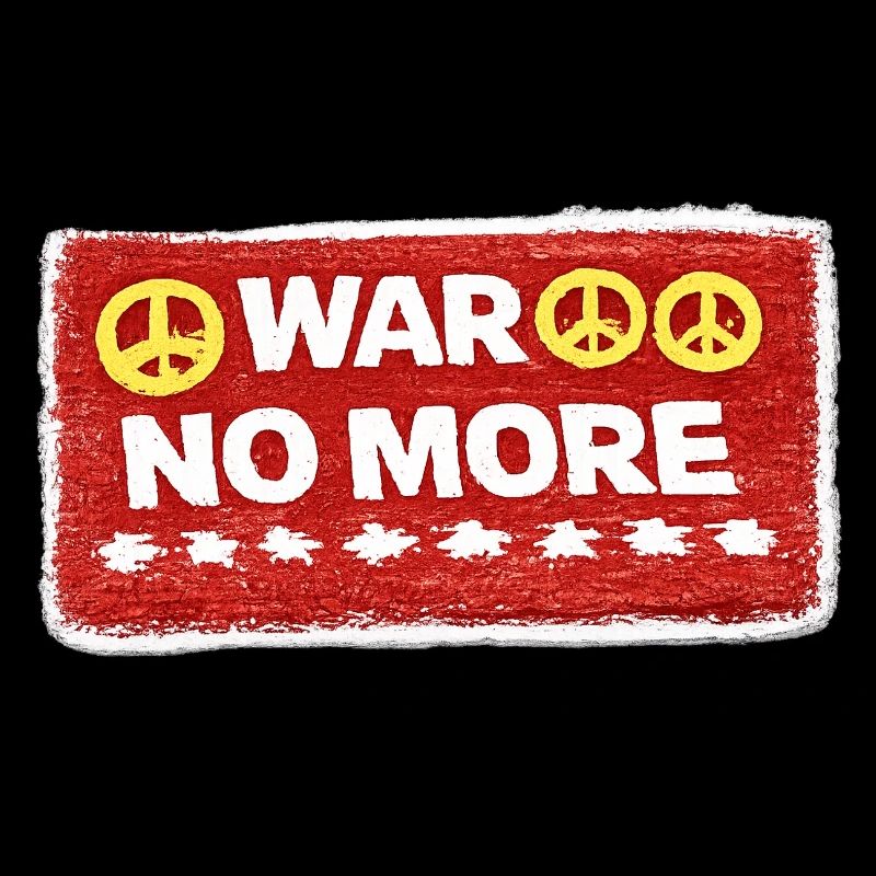 War No More – Sticker Peace & Humanity
