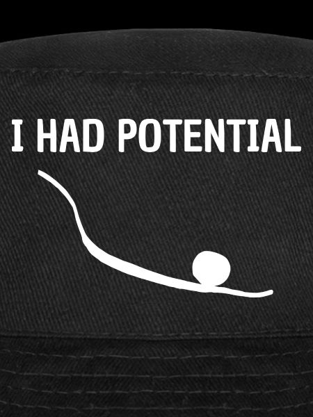 I Had Potential Humour Graphique Décalé
