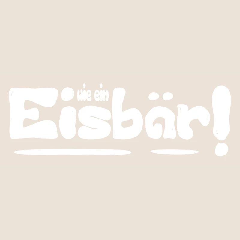 Eisbader Eisbär Winterschwimmer Winterhart Eisbad