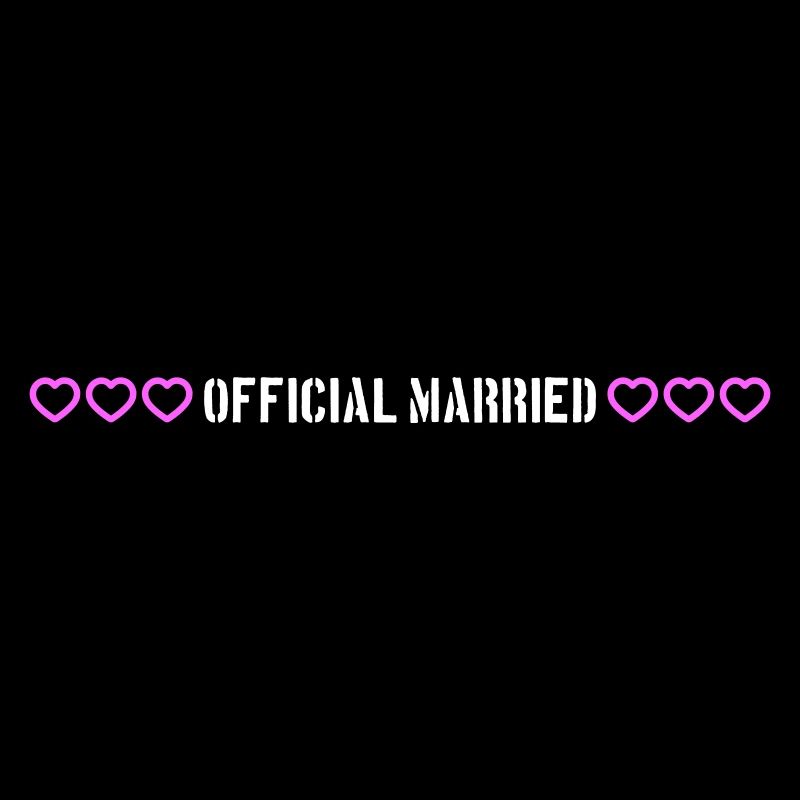 Married Hochzeit herzchen