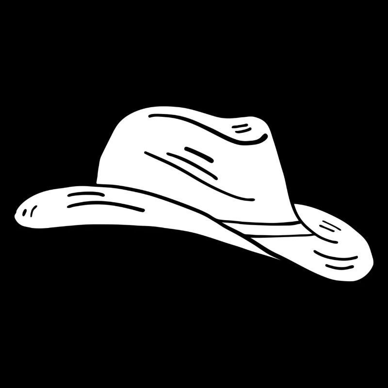 Cowboy Hat Sheriff Star Wild West Texas