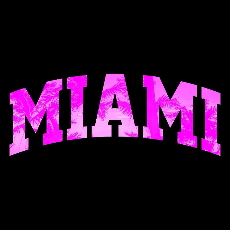 Miami logo: Collegiate design with a tropical vibe