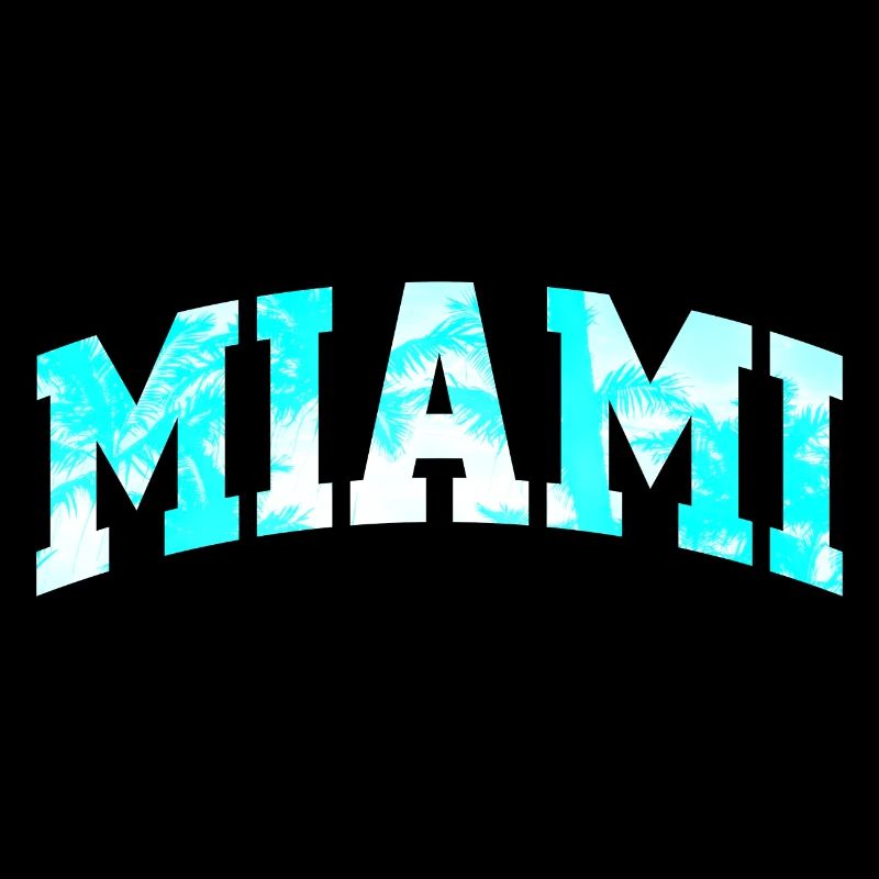 Miami logo: Collegiate design with a tropical vibe