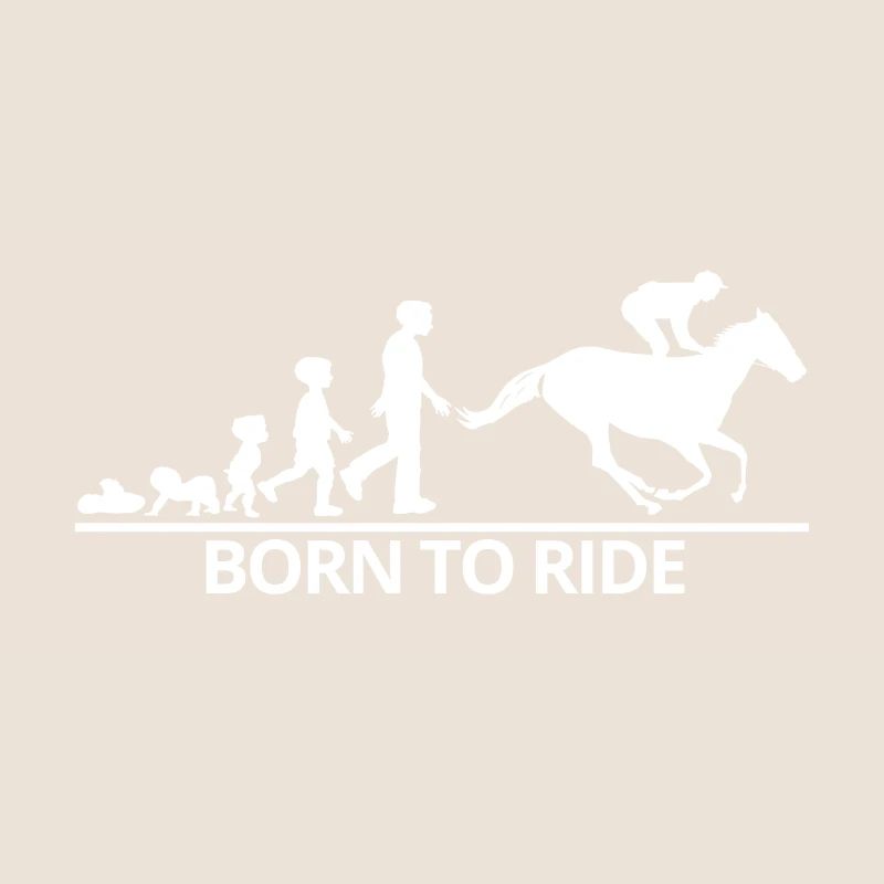 Pferde Pferd Reiterin Reiter Evolution Geschenk