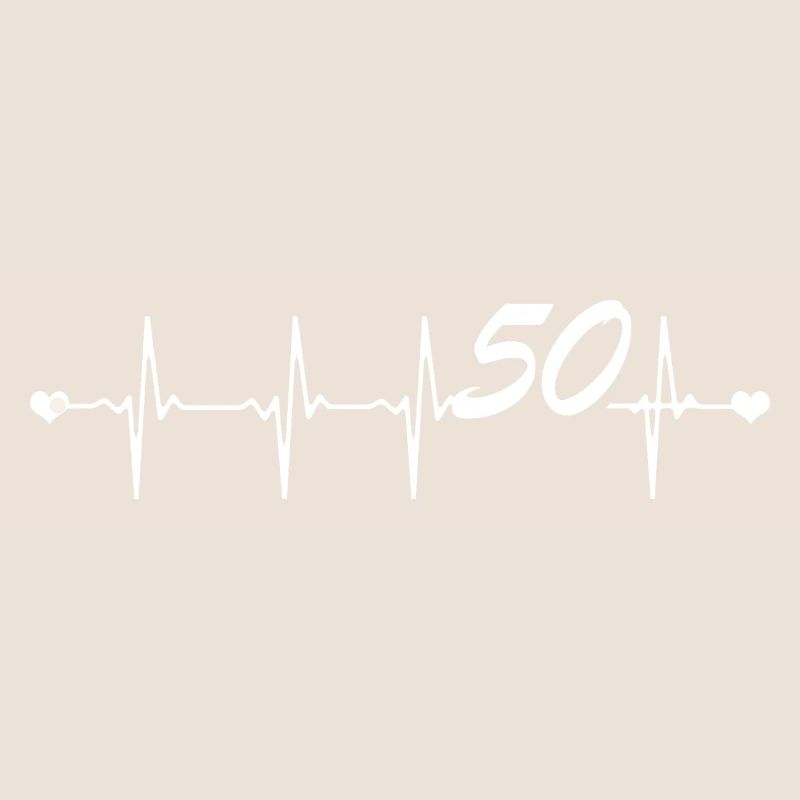 Geburtstag Herzschlag Liebe 50 Geschenk