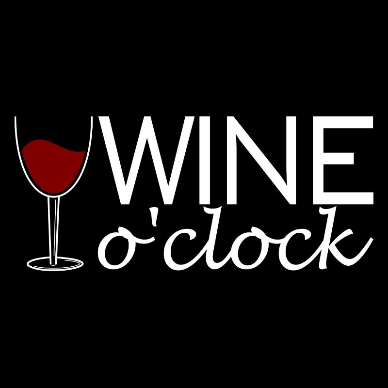 Wine o clock Wein Weinglas Geschenk Geschenkidee