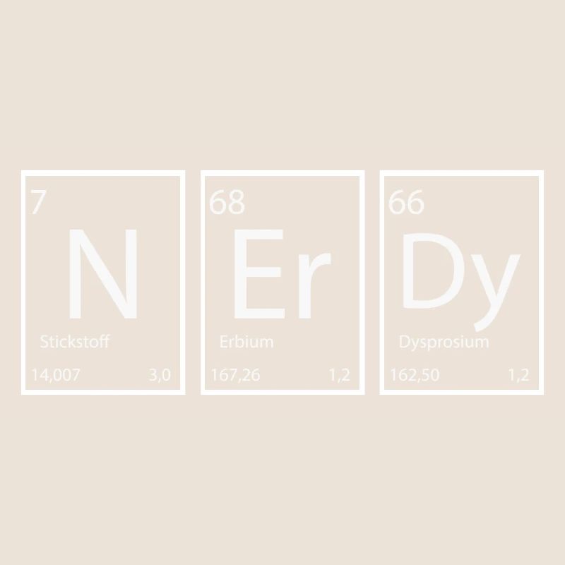 Nerdy Nerd Sprüche Elemente