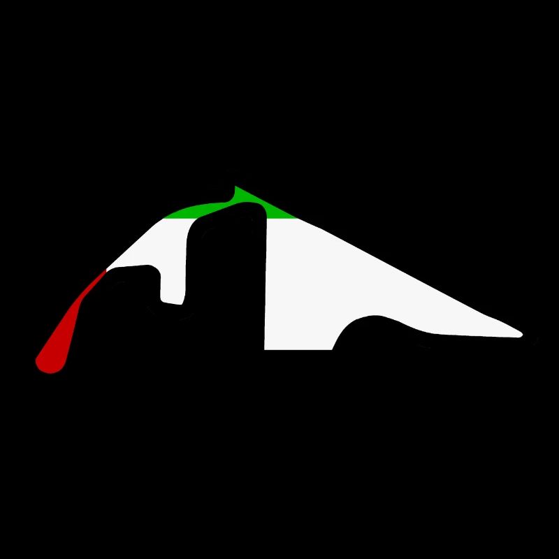 Circuit d’Abu Dhabi avec drapeau