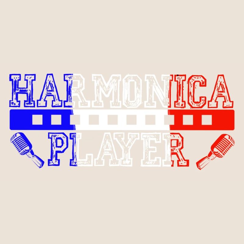 Harmonica player patriot for harmonica player