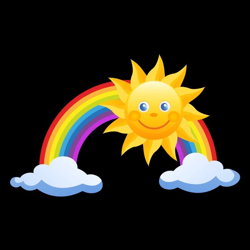 regenbogen sonne wolken wetter rainbow sun cloud41