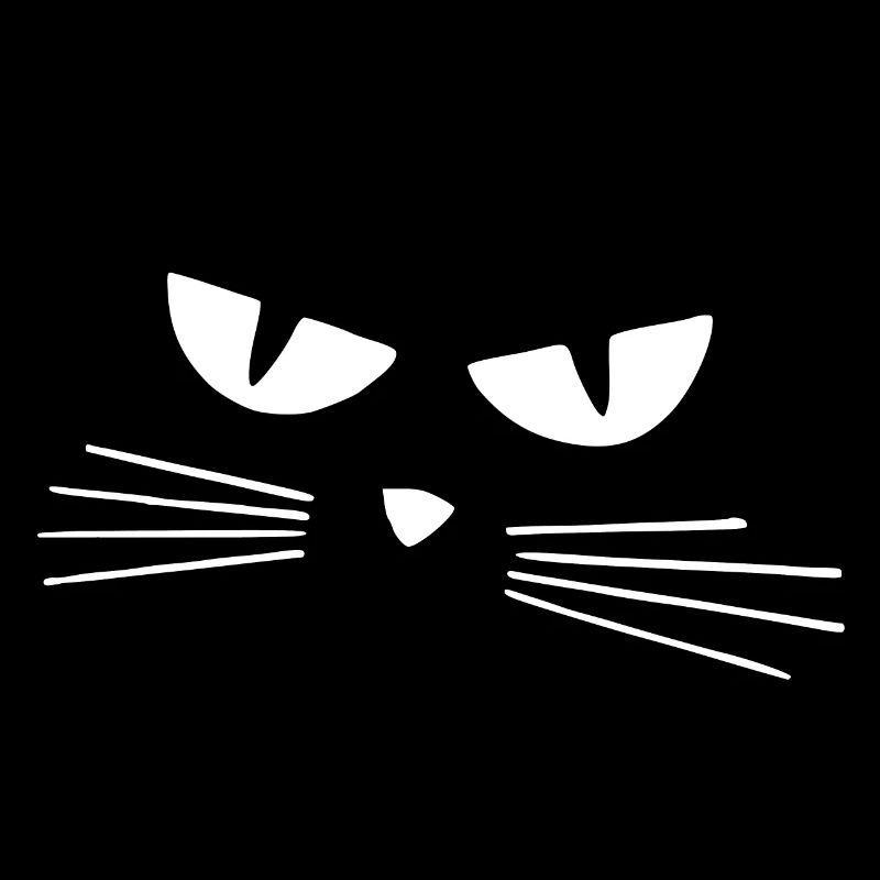 Silhouette yeux de chat
