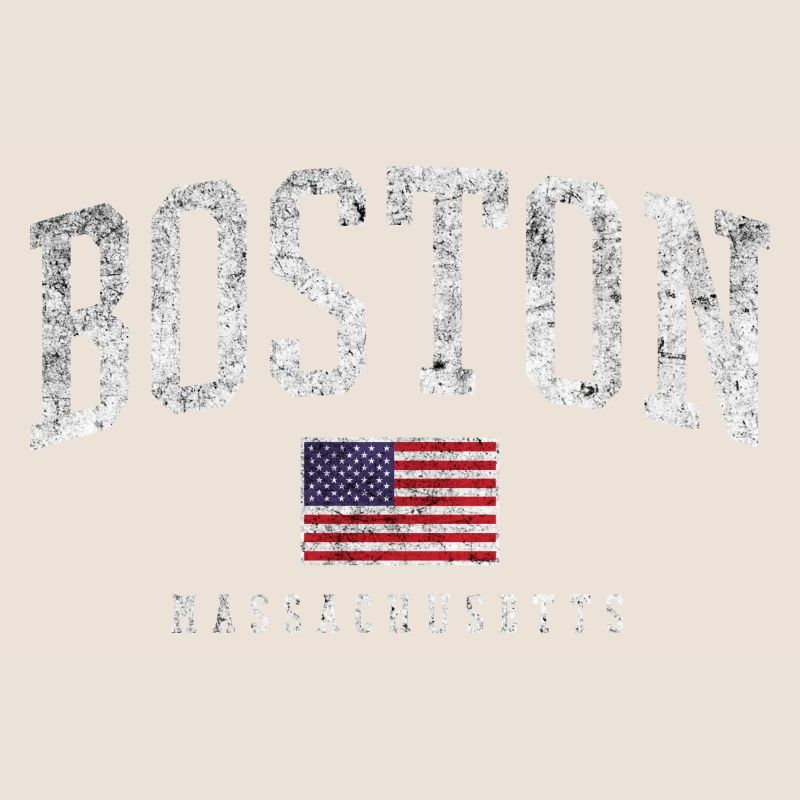 Graphique du drapeau de Boston, Massachusetts