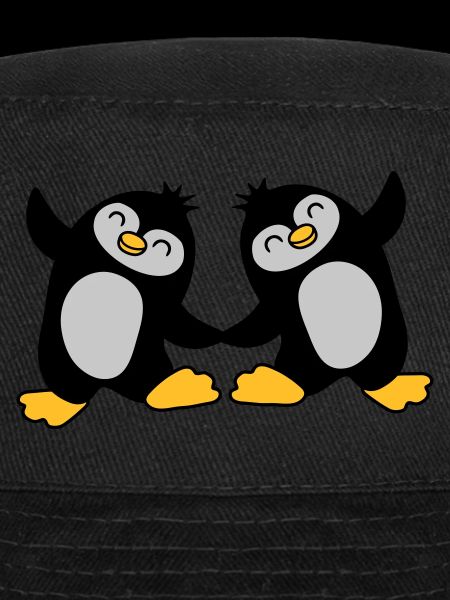 2 pingouins mignons dansant