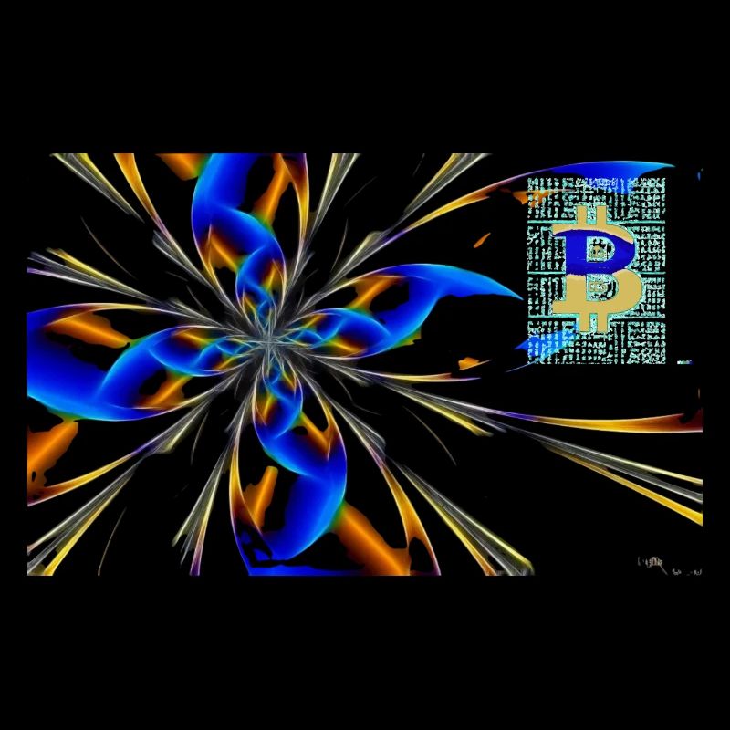 abstrait Bitcoin 2