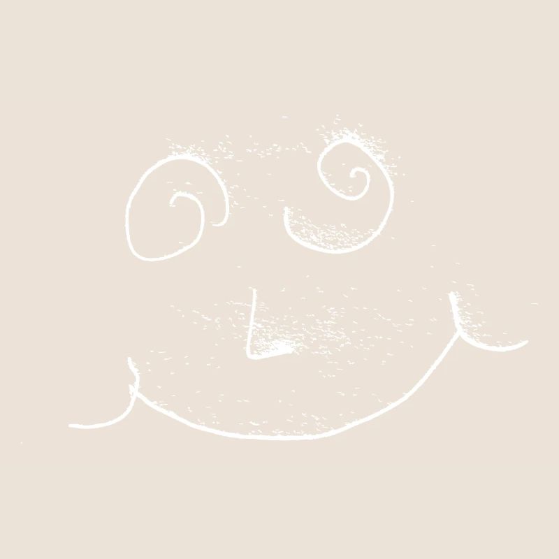 Sandy visage heureux