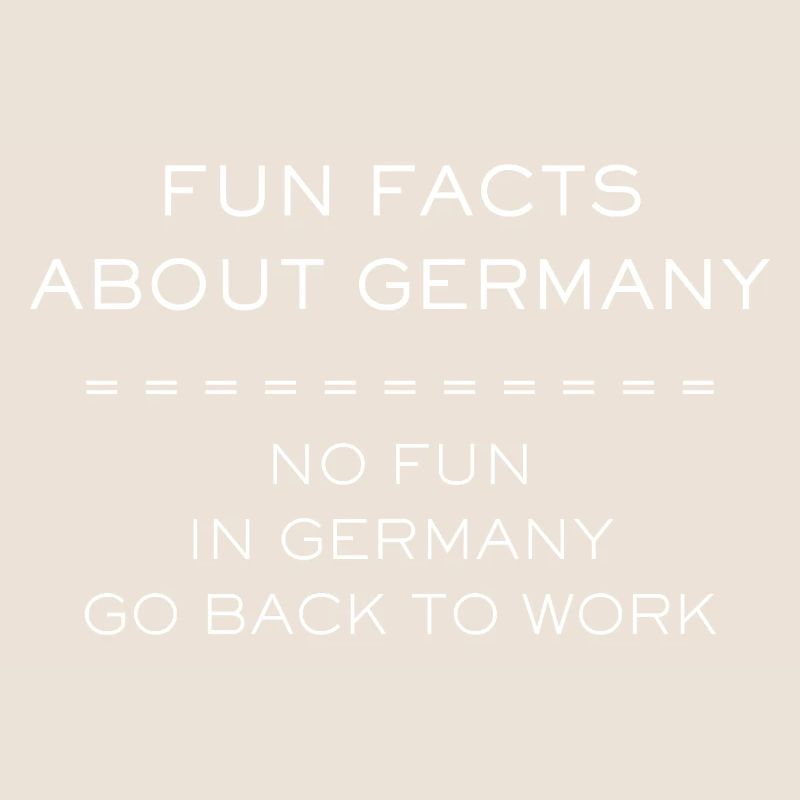 Fun Facts About Germany - Fun Saying Gift