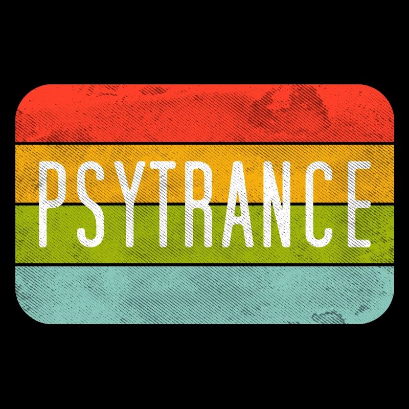 Psytrance Regenbogen Streifen