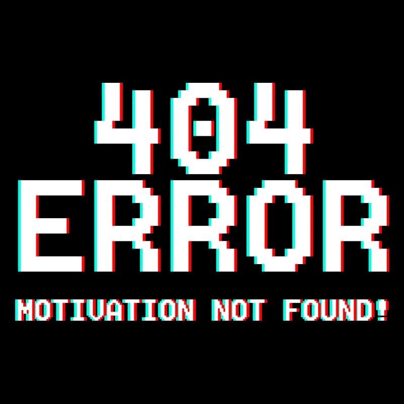 404 Fehler Motiv Glitch-Design