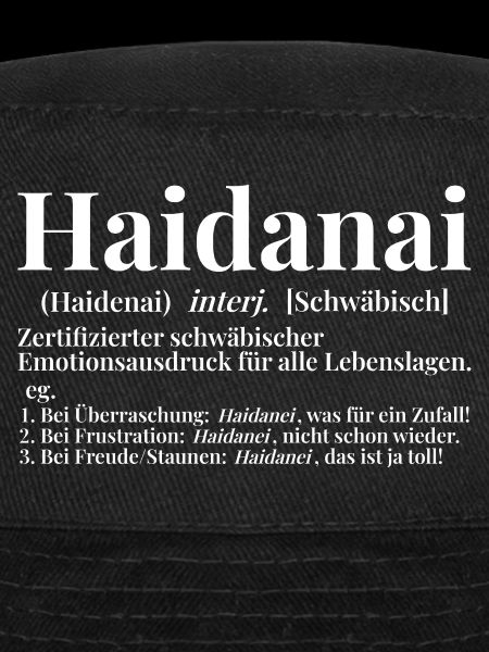 Haidanai Schwäbisch Wörterbuch Definition