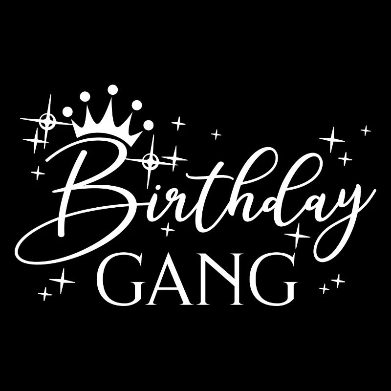 Geburtstag Gang Matching Gruppe Geburtstagsfeier Geschenk