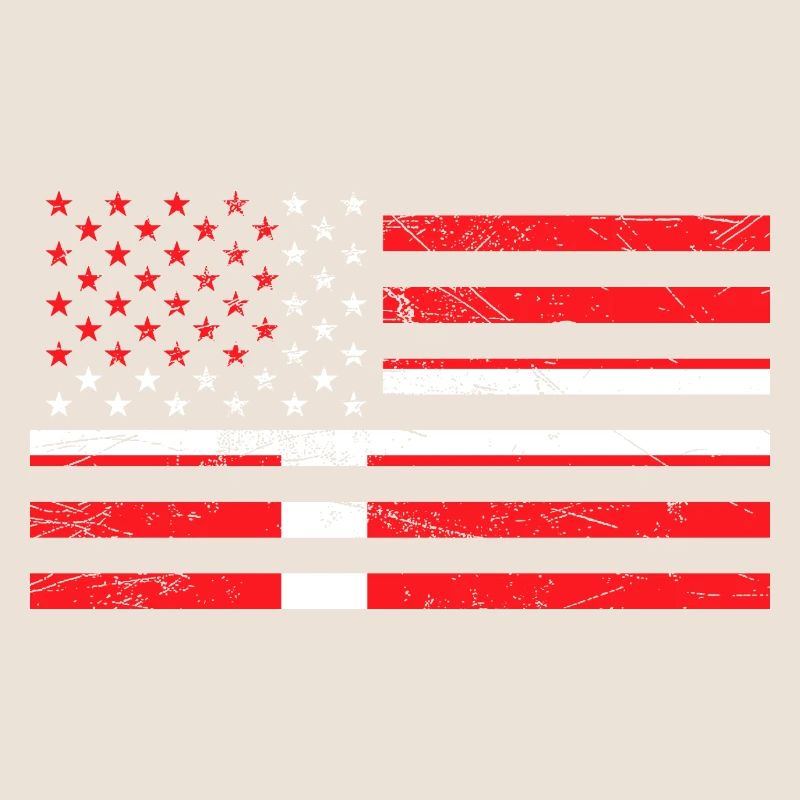 États-Unis Danemark Drapeau