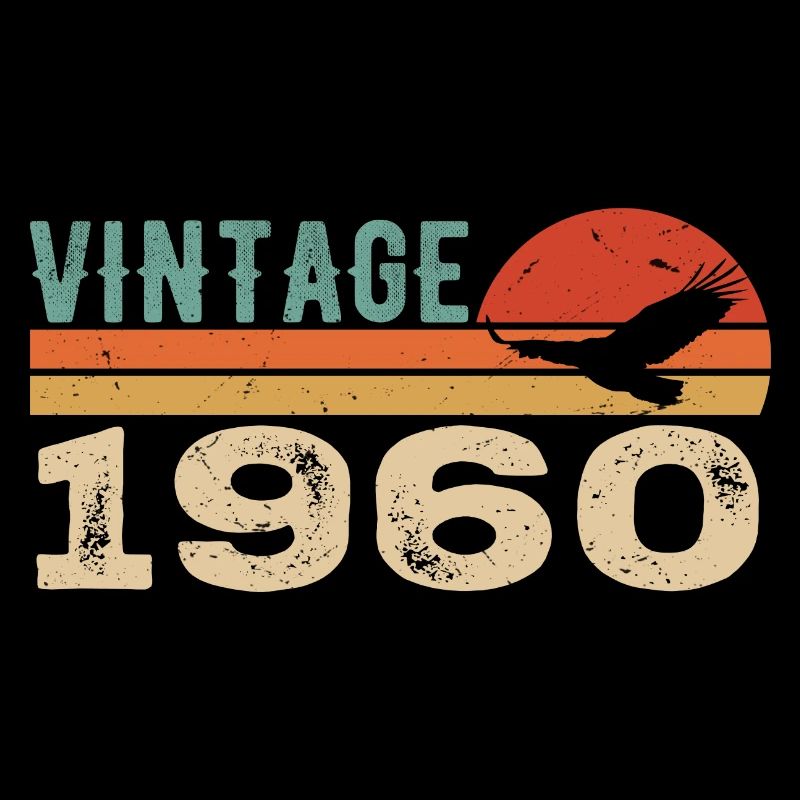Vintage 1960 Cadeau D'anniversaire 1960 Retro 1960