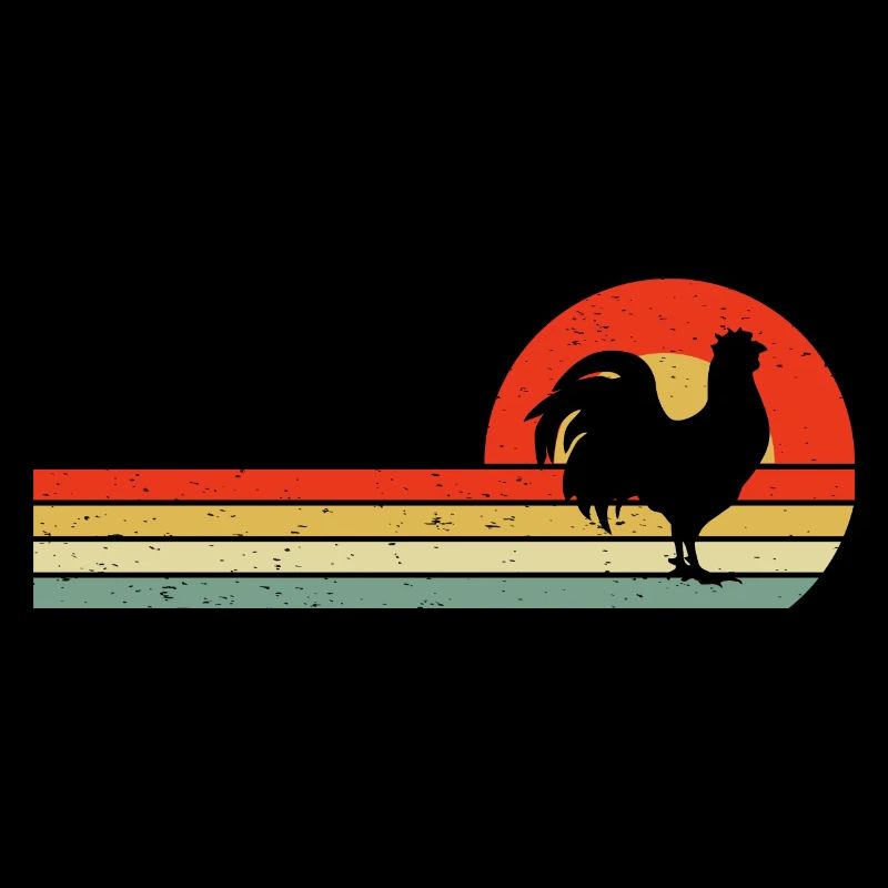 Amateur de poulet Aviateur Élevage Vintage Rétro