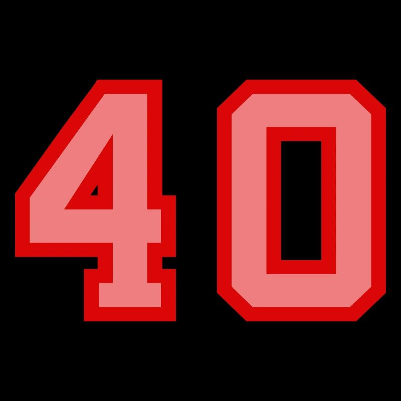 Cool Retro Retrostyle Jersey Number Back Number