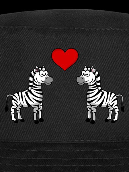 Zebra Comic Paar Liebe