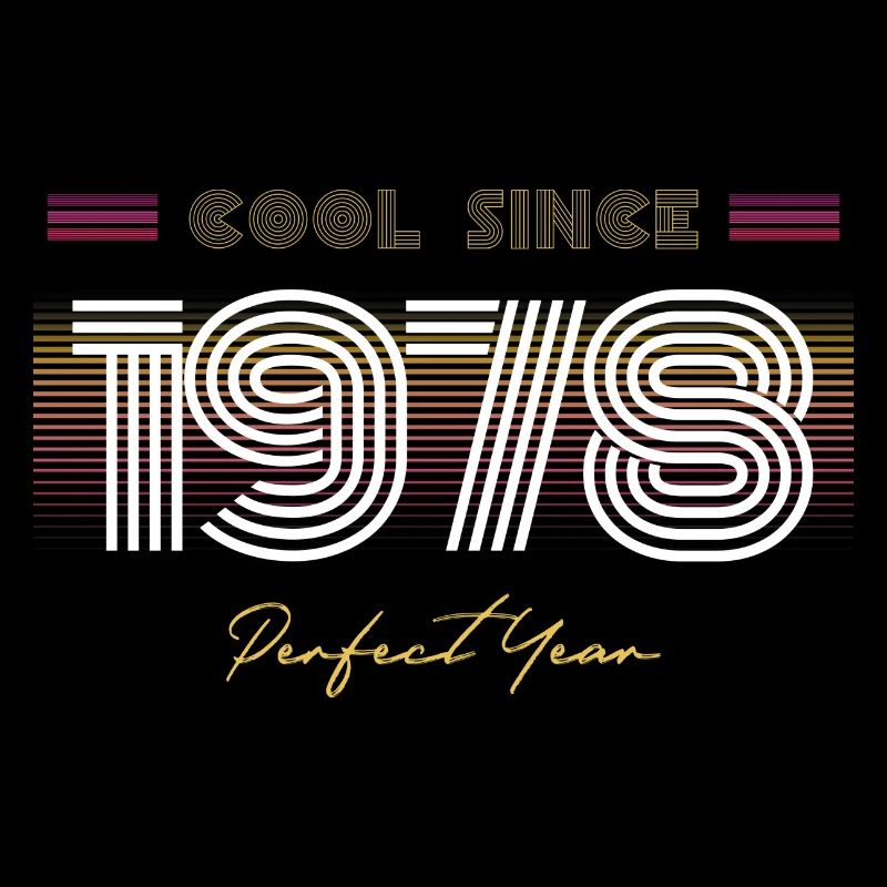 Anniversaire Cool depuis 1978