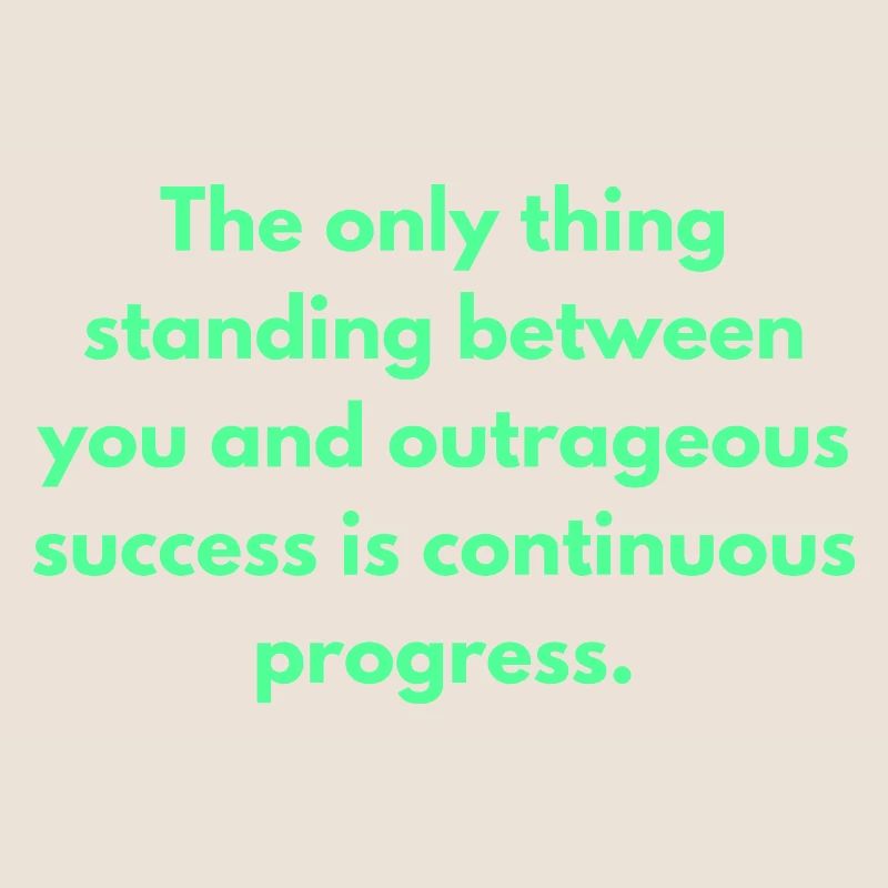 Das Einzige, was zwischen dir und dir steht