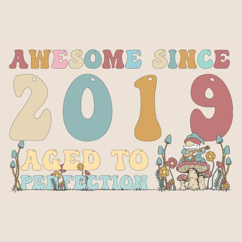 Awesome since 2019 - 4th Birthday - 2023 Groovy