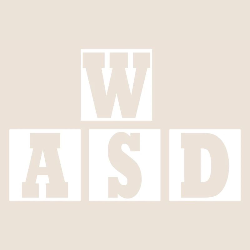 W A S D