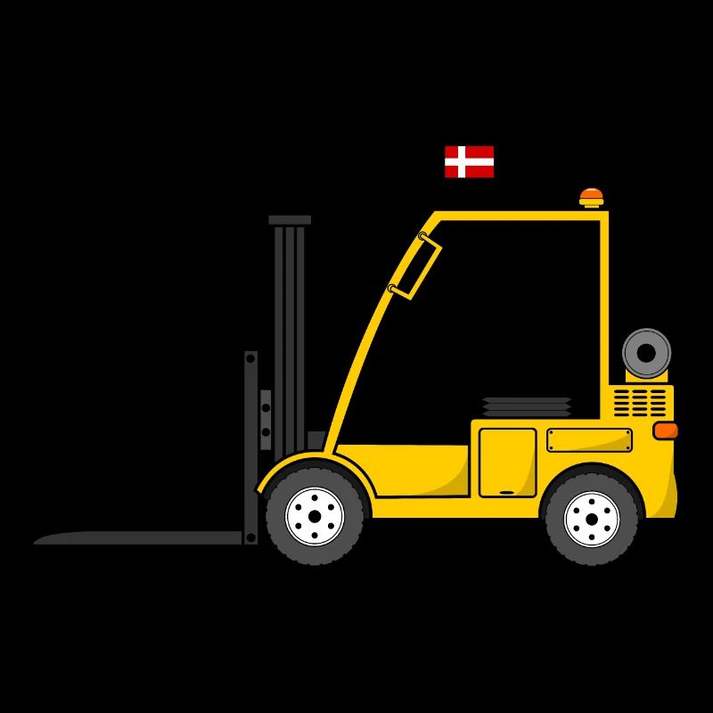 Forklift Denmark flag