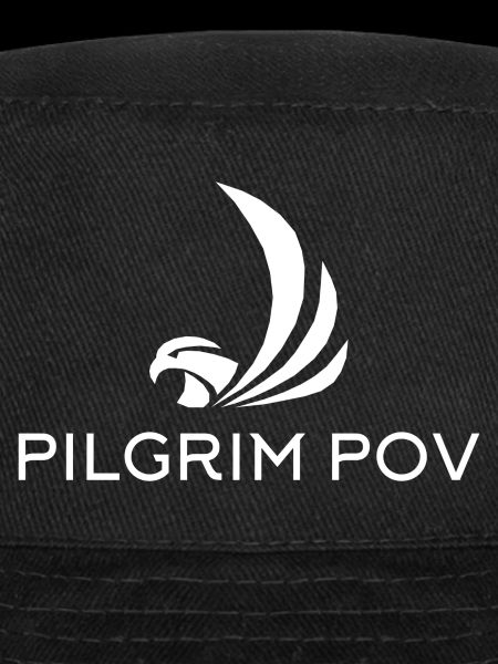 Logo blanc Pilgrim POV